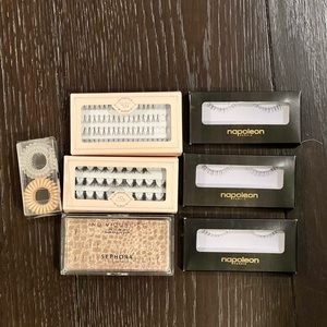 Lot of 7: InvisiBobble, House of Lashes, Napoleon Perdis, Sephora Lashes $85+tax